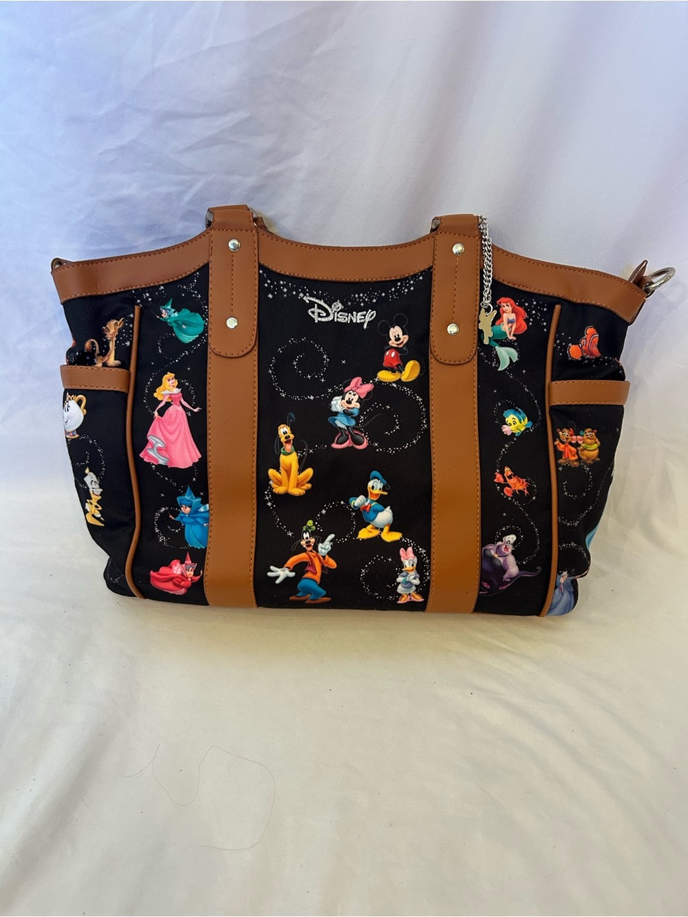 Bradford Exchange Disney Carry the Magic Designer Style Tote Purse Brand New